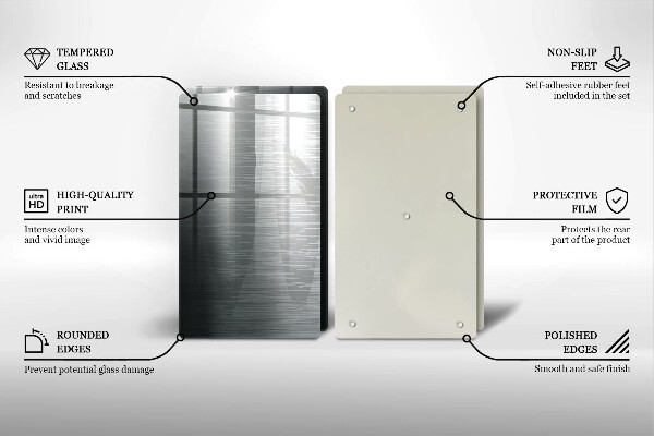 Osłona ściany przy kuchence gazowej Tekstura metal