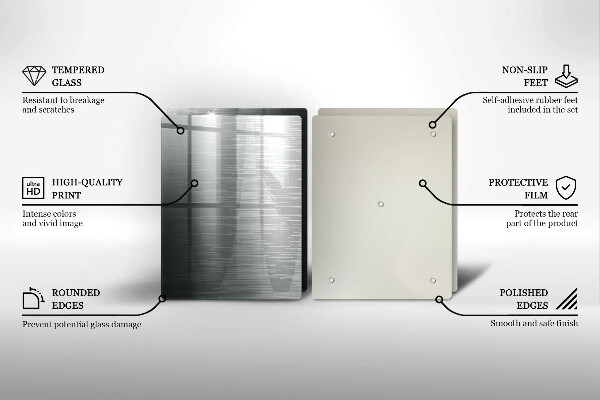Osłona ściany przy kuchence gazowej Tekstura metal
