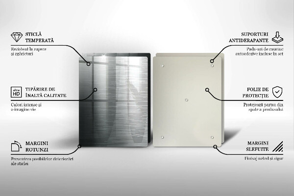 Osłona ściany przy kuchence gazowej Tekstura metal