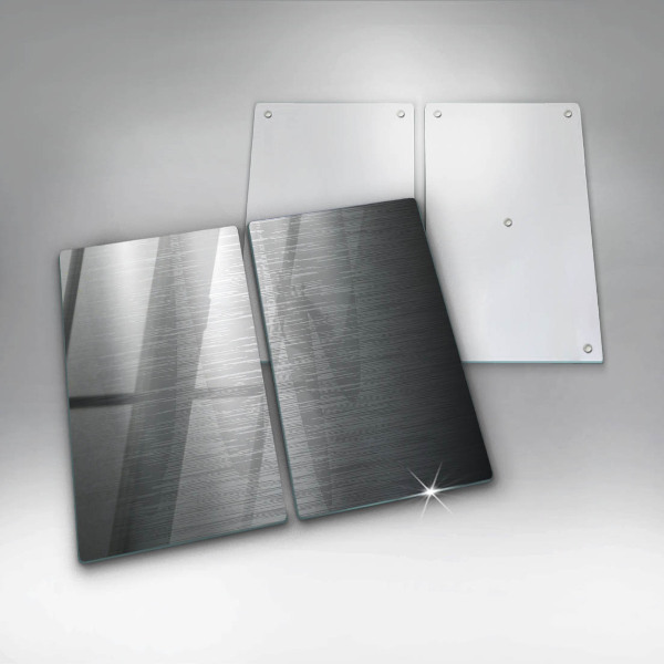 Osłona ściany przy kuchence gazowej Tekstura metal