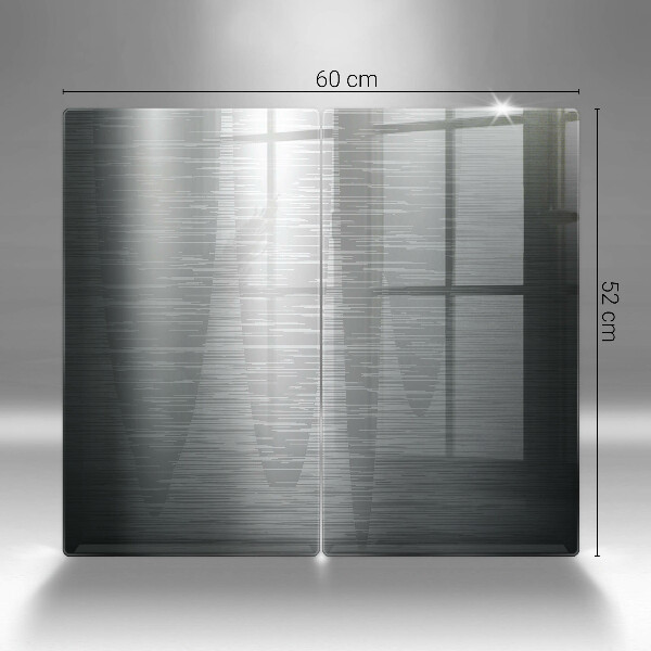 Osłona ściany przy kuchence gazowej Tekstura metal