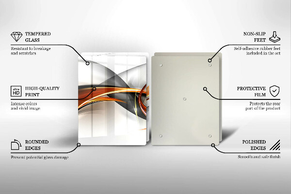 Osłona ściany przy kuchence gazowej Nowoczesne kształty
