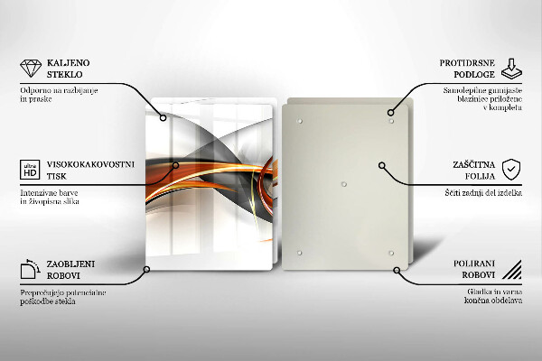 Osłona ściany przy kuchence gazowej Nowoczesne kształty
