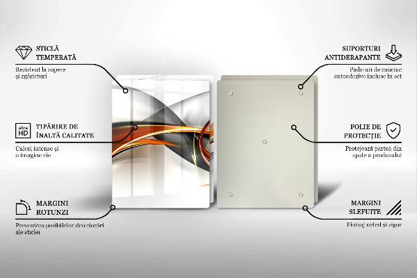 Osłona ściany przy kuchence gazowej Nowoczesne kształty