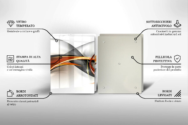 Osłona ściany przy kuchence gazowej Nowoczesne kształty
