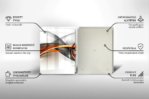 Osłona ściany przy kuchence gazowej Nowoczesne kształty