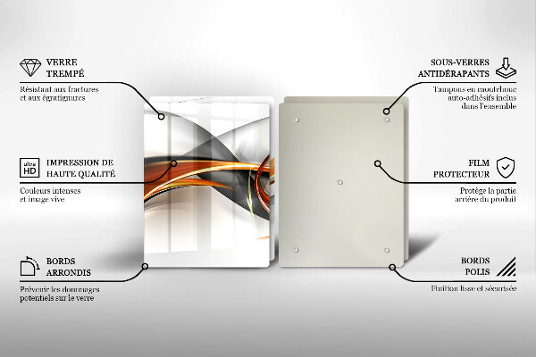 Osłona ściany przy kuchence gazowej Nowoczesne kształty
