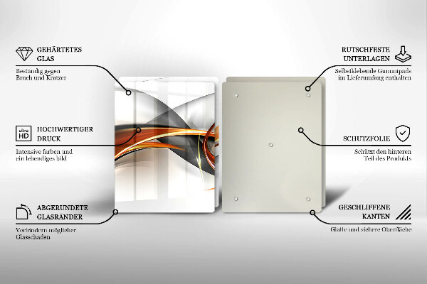 Osłona ściany przy kuchence gazowej Nowoczesne kształty