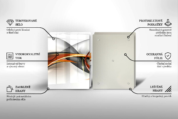 Osłona ściany przy kuchence gazowej Nowoczesne kształty