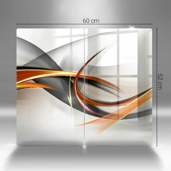 Osłona ściany przy kuchence gazowej Nowoczesne kształty