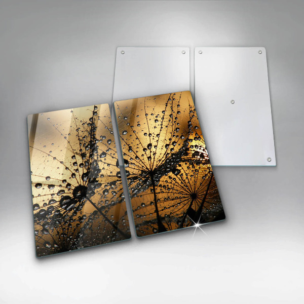 Osłona ściany przy kuchence gazowej Rosa i dmuchawce