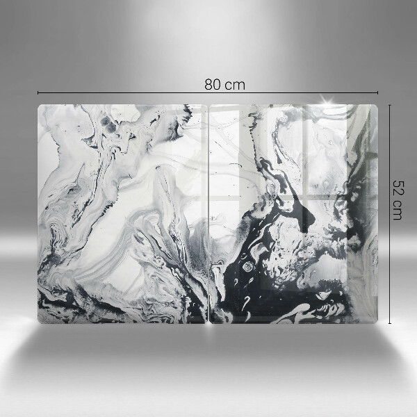 Osłona ściany przy kuchence gazowej Abstrakcja tusz