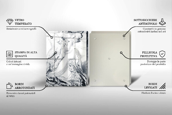 Osłona ściany przy kuchence gazowej Abstrakcja tusz
