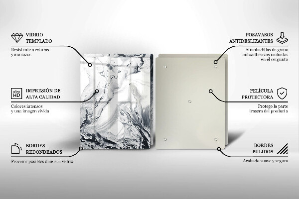 Osłona ściany przy kuchence gazowej Abstrakcja tusz