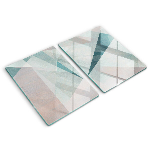 Osłona ściany przy kuchence gazowej Ostra abstrakcja