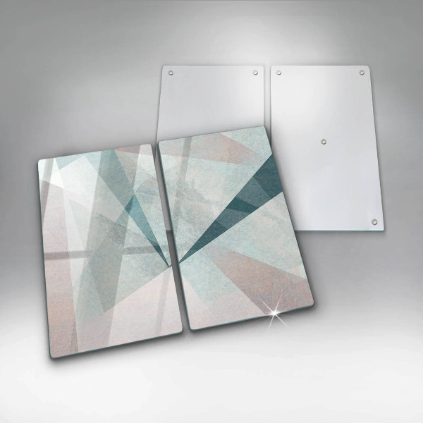 Osłona ściany przy kuchence gazowej Ostra abstrakcja