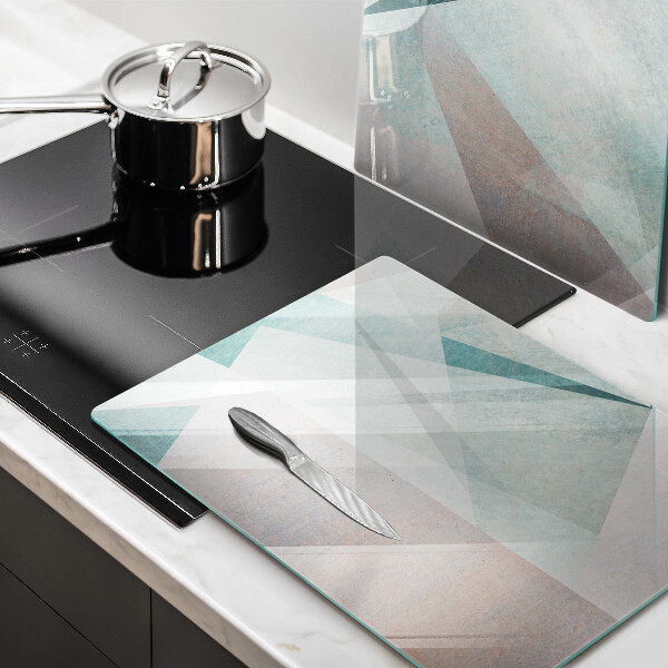 Osłona ściany przy kuchence gazowej Ostra abstrakcja