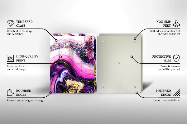 Panel ochronny do kuchni Abstrakcja design złoto