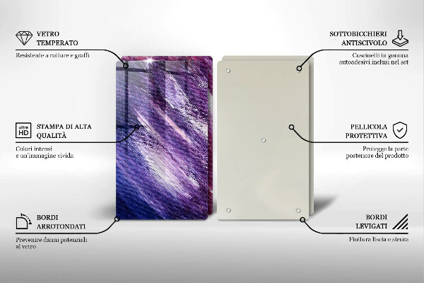 Osłona ściany przy kuchence gazowej Abstrakcja farby