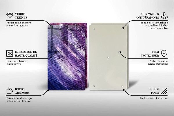 Osłona ściany przy kuchence gazowej Abstrakcja farby