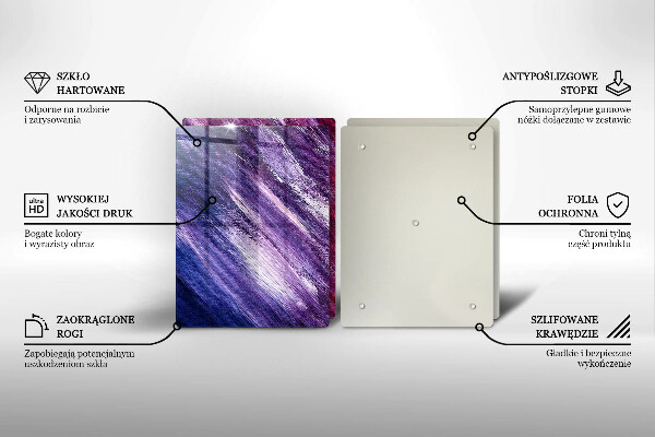 Osłona ściany przy kuchence gazowej Abstrakcja farby