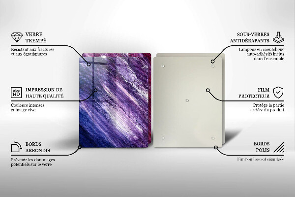 Osłona ściany przy kuchence gazowej Abstrakcja farby