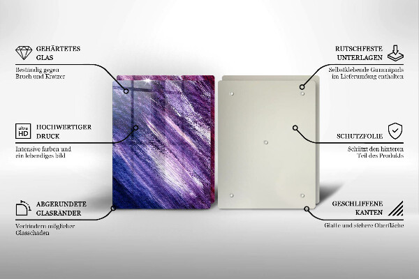 Osłona ściany przy kuchence gazowej Abstrakcja farby