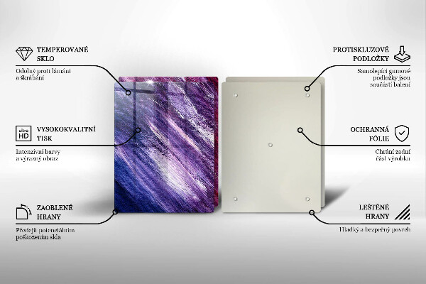 Osłona ściany przy kuchence gazowej Abstrakcja farby