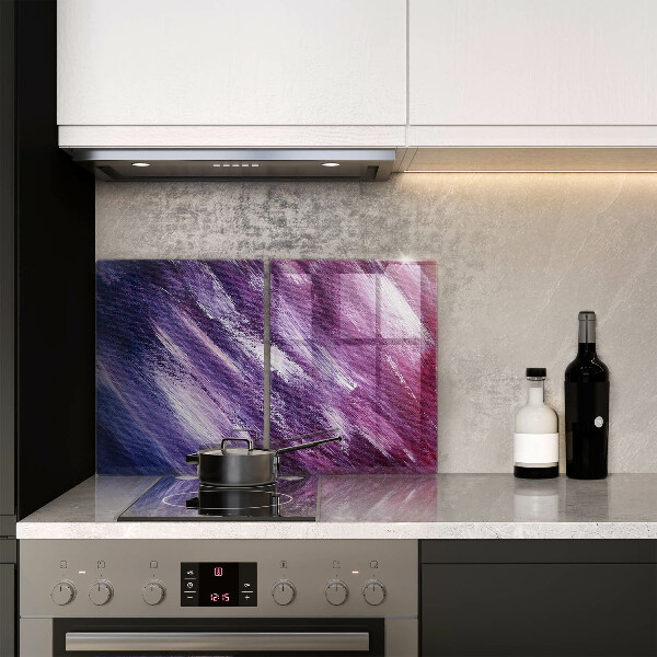 Osłona ściany przy kuchence gazowej Abstrakcja farby