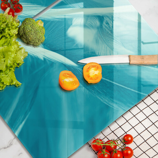 Ochrona na ścianę w kuchni Delikatne piórka