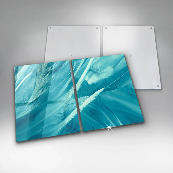 Ochrona na ścianę w kuchni Delikatne piórka