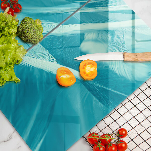 Ochrona na ścianę w kuchni Delikatne piórka