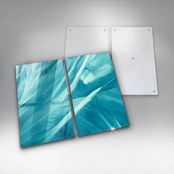 Ochrona na ścianę w kuchni Delikatne piórka