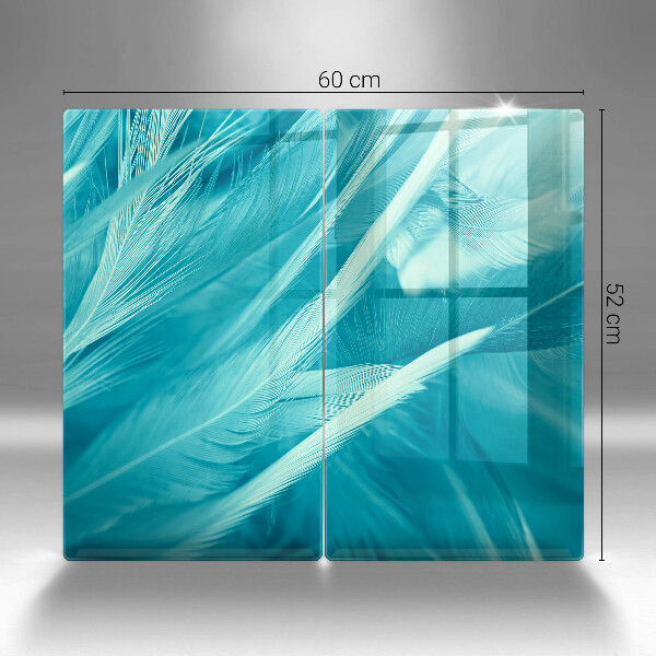 Ochrona na ścianę w kuchni Delikatne piórka