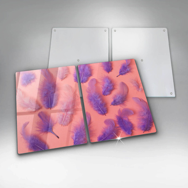 Osłona ściany przy kuchence gazowej Puchate piórka