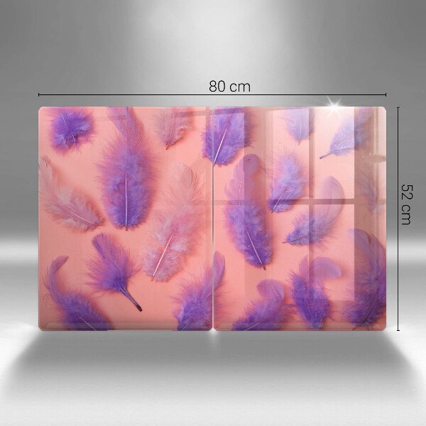 Osłona ściany przy kuchence gazowej Puchate piórka