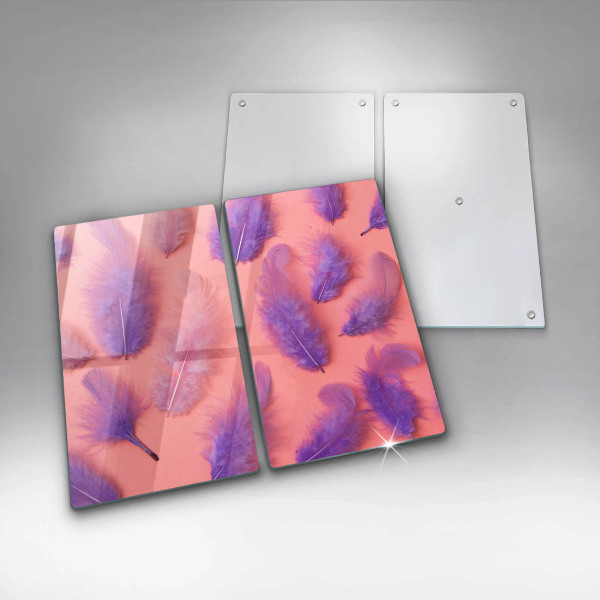 Osłona ściany przy kuchence gazowej Puchate piórka