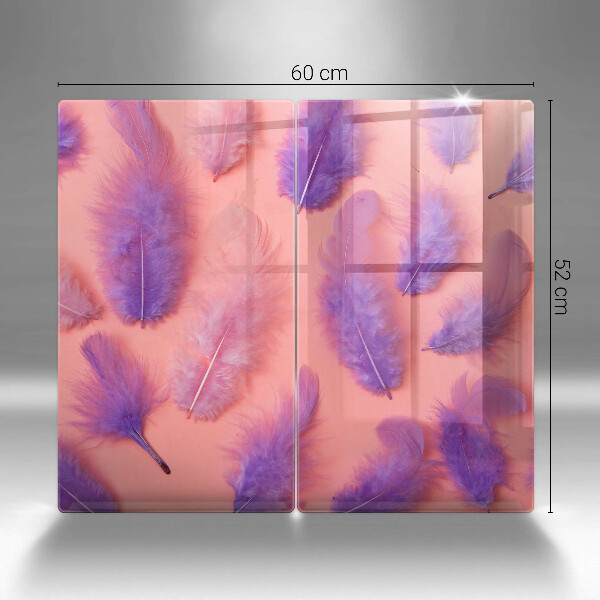 Osłona ściany przy kuchence gazowej Puchate piórka