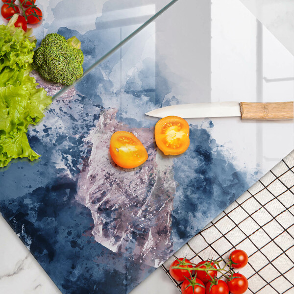 Osłona ściany przy kuchence gazowej Abstrakcja malowane góry