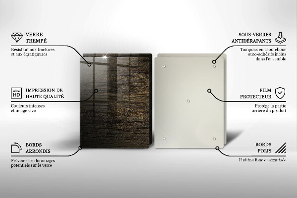 Osłona ściany przy kuchence gazowej Tekstura drewna kora