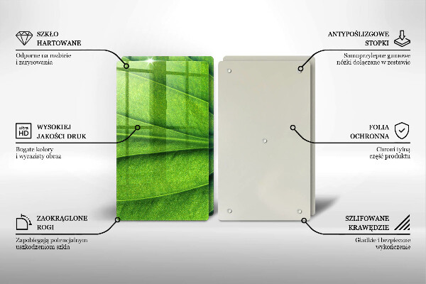 Osłona ściany przy kuchence gazowej Liść żyłki natura