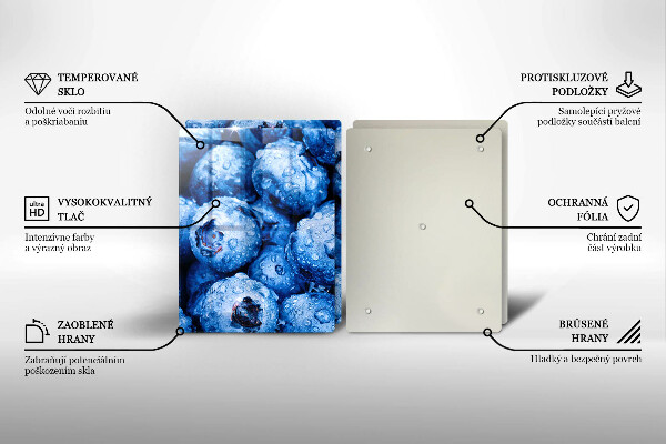 Osłona ściany przy kuchence gazowej Soczyste borówki