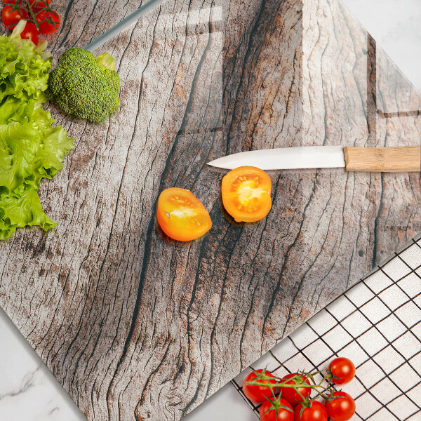 Osłona ściany przy kuchence gazowej Struktura drewna