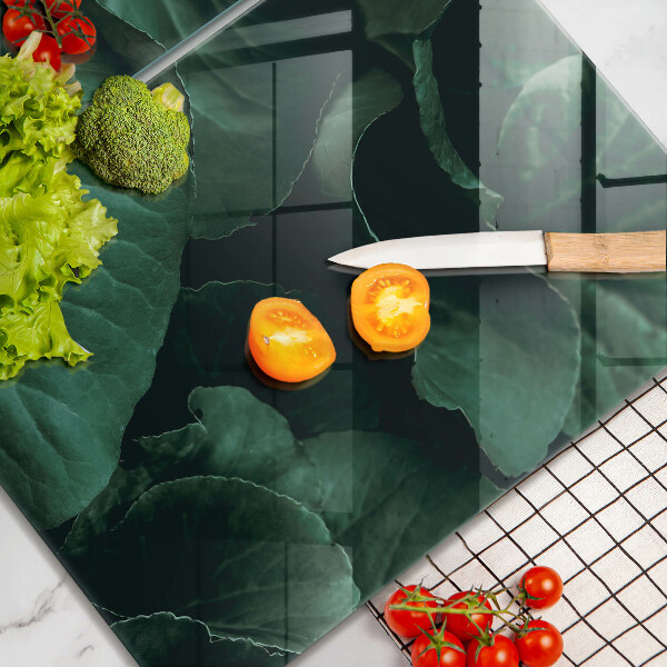 Osłona ściany przy kuchence gazowej Dzikie ciemne liście