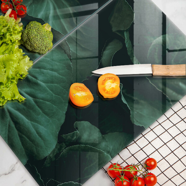 Osłona ściany przy kuchence gazowej Dzikie ciemne liście