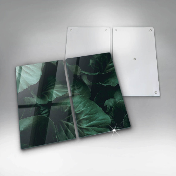 Osłona ściany przy kuchence gazowej Dzikie ciemne liście