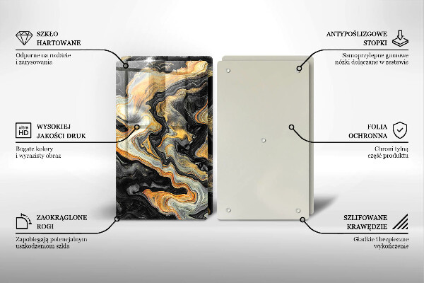 Osłona ściany przy kuchence gazowej Abstrakcyjna struktura