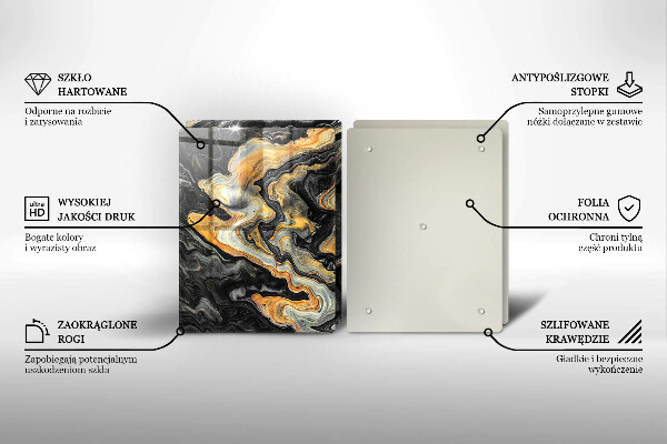 Osłona ściany przy kuchence gazowej Abstrakcyjna struktura