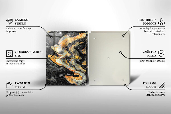 Osłona ściany przy kuchence gazowej Abstrakcyjna struktura