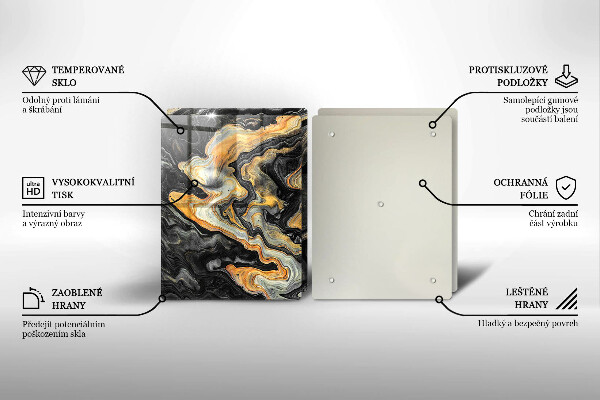 Osłona ściany przy kuchence gazowej Abstrakcyjna struktura